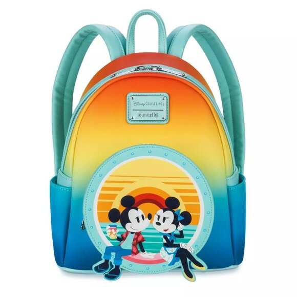 Loungefly Disney Cuuise Line Mickey and Minnie Mouse NWT - Picture 1 of 4